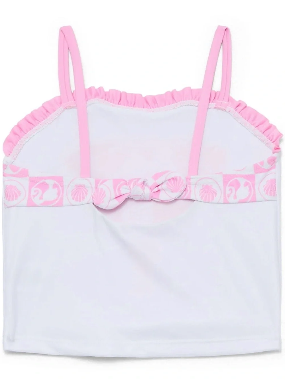 Barbie Pink and White Surfboard Graphic Girls' Swim set